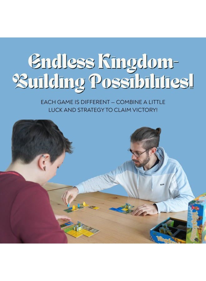 blue orange Games Kingdomino Award Winning Family Strategy Board Game, 2-4 players - Image 2